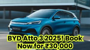 BYD Atto 3 2025 Now Available! Secure Your Booking for Just ₹30,000, Check what's new