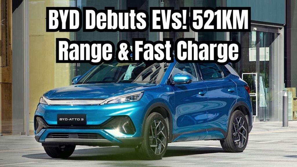 BYD Launches 2 EVs with 521KM Range & Lightning-Fast Charging! 1 BYD Launches 2 EVs with 521KM Range & Lightning-Fast Charging!