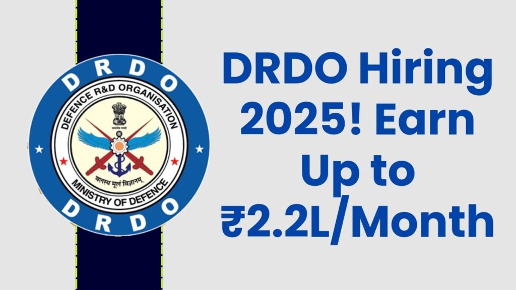 DRDO Recruitment 2025: Recruitment in DRDO, salary up to Rs 2,20,717 per month 1 DRDO Recruitment 2025: Recruitment in DRDO, salary up to Rs 2,20,717 per month