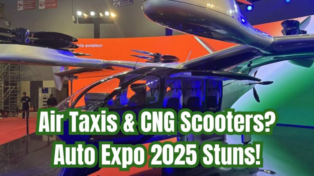 Flying Air Taxis & CNG Scooters? Auto Expo 2025 Had It All! 1 Flying Air Taxis & CNG Scooters? Auto Expo 2025 Had It All!