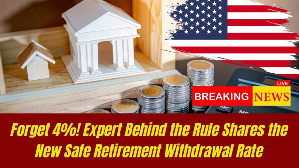 Forget 4%! Expert Behind the Rule Shares the New Safe Retirement Withdrawal Rate 1 Forget 4%! Expert Behind the Rule Shares the New Safe Retirement Withdrawal Rate