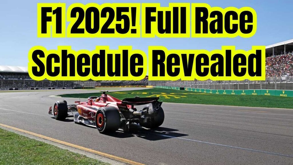 Formula 1 2025 Race Schedule: Check All Grand Prix Dates! 1 Formula 1 2025 Race Schedule: Check All Grand Prix Dates!