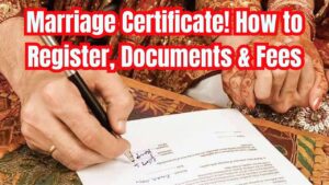 Marriage Certificate Registration: Step-by-Step Process, Documents & Fees