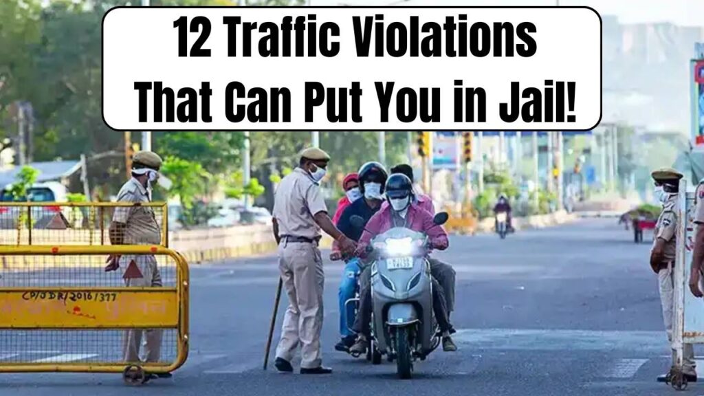 Motor Vehicle Act Update: Violating These 12 Traffic Rules Can Land You in Jail & Cost You Big 1 Motor Vehicle Act Update: Violating These 12 Traffic Rules Can Land You in Jail & Cost You Big