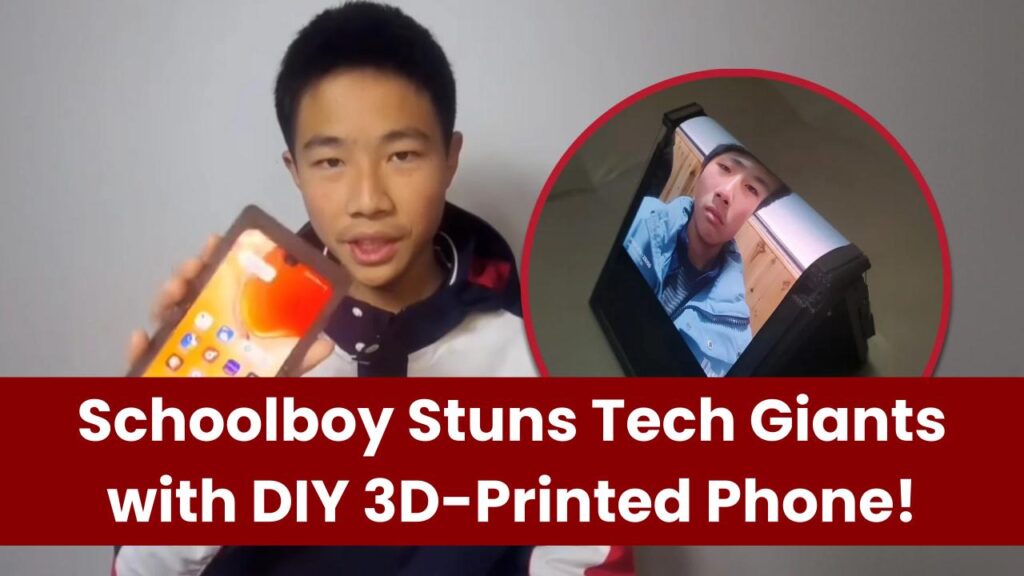 Student Innovation: Schoolboy Shocks Tech Giants! Builds a Phone Using Old Mobiles & a 3D Printer! 1 Student Innovation: Schoolboy Shocks Tech Giants! Builds a Phone Using Old Mobiles & a 3D Printer!