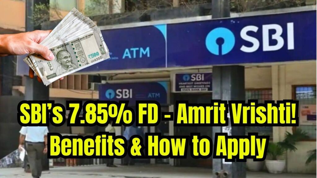SBI Offering 7.85% FD Interest Under Amrit Vrishti Scheme – Know Benefits & How to Apply 1 SBI Offering 7.85% FD Interest Under Amrit Vrishti Scheme – Know Benefits & How to Apply