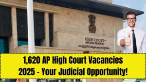 1,620 Vacancies in AP High Court 2025 – Is This Your Golden Chance to Work in Judiciary?