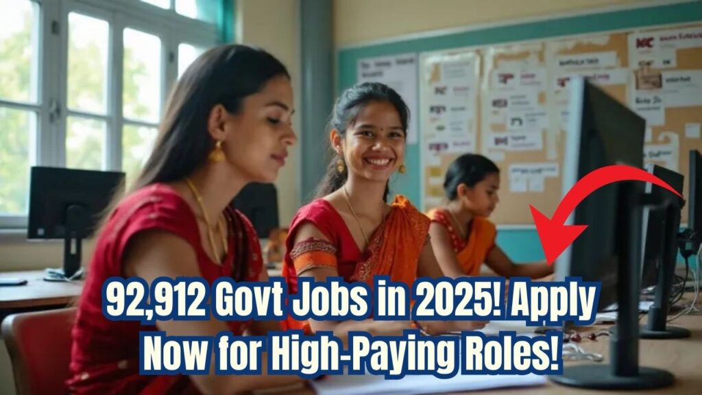 92,912 Govt Jobs in 2025 Announced – Apply Now for High-Paying Roles in Railways, Banks, PSUs 1 92,912 Govt Jobs in 2025 Announced – Apply Now for High-Paying Roles in Railways, Banks, PSUs