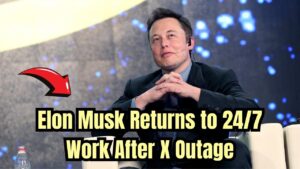 Elon Musk Returns to 24/7 Work Schedule After X Outage – Check His Official Exit from Politics! What Does It Mean for His Companies?