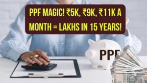 PPF Magic: How ₹5,000, ₹9,000, and ₹11,000 Monthly Can Turn into Lakhs in Just 15 Years