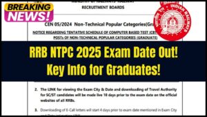 RRB NTPC 2025 Exam Date Announced—Graduate Level Candidates Must See These Key Details