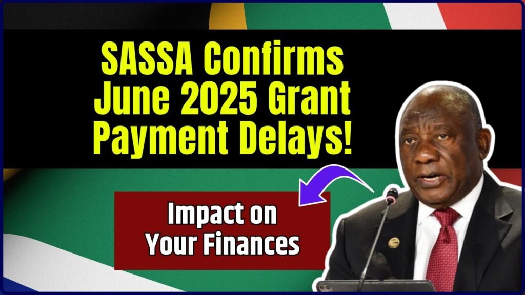SASSA Confirms Delays in June 2025 Grant Payments: What Does It Mean for Your Financials? 1 SASSA Confirms Delays in June 2025 Grant Payments: What Does It Mean for Your Financials?