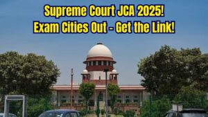 Supreme Court JCA 2025 Typing Test: Full Exam City Details Revealed – Download Link Inside!