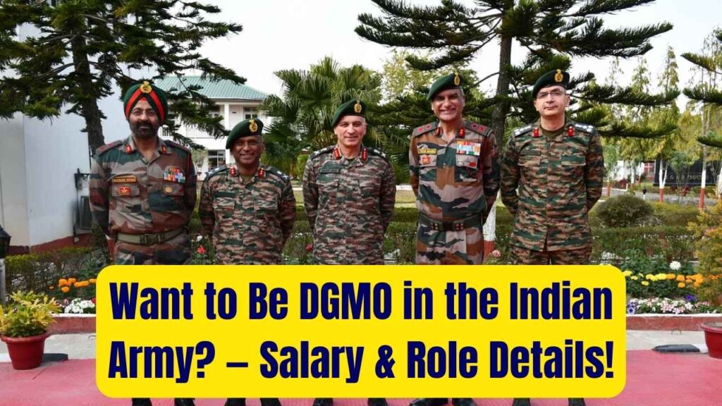 Want To Be DGMO In the Indian Army? — Check Salary, Selection, And Full Role Details 1 Want To Be DGMO In the Indian Army? — Check Salary, Selection, And Full Role Details
