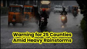 25 Counties Amid Heavy Rainstorms