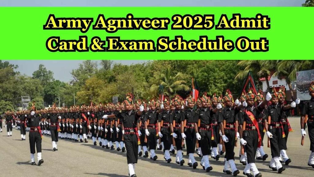Army Agniveer Admit Card 2025 Released – Check Exam Date Schedule 1 Army Agniveer Admit Card 2025 Released – Check Exam Date Schedule