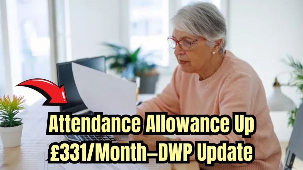 Attendance Allowance May Be Raised By £331 Monthly — Check the Latest DWP Guidance! 1 Attendance Allowance May Be Raised By £331 Monthly — Check The Latest DWP Guidance!
