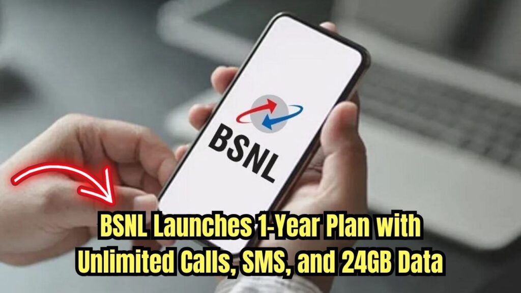 BSNL Launches New 1-Year Prepaid Plan with Unlimited Calls, SMS, and 24GB Data 1 BSNL Launches New 1-Year Prepaid Plan with Unlimited Calls, SMS, and 24GB Data