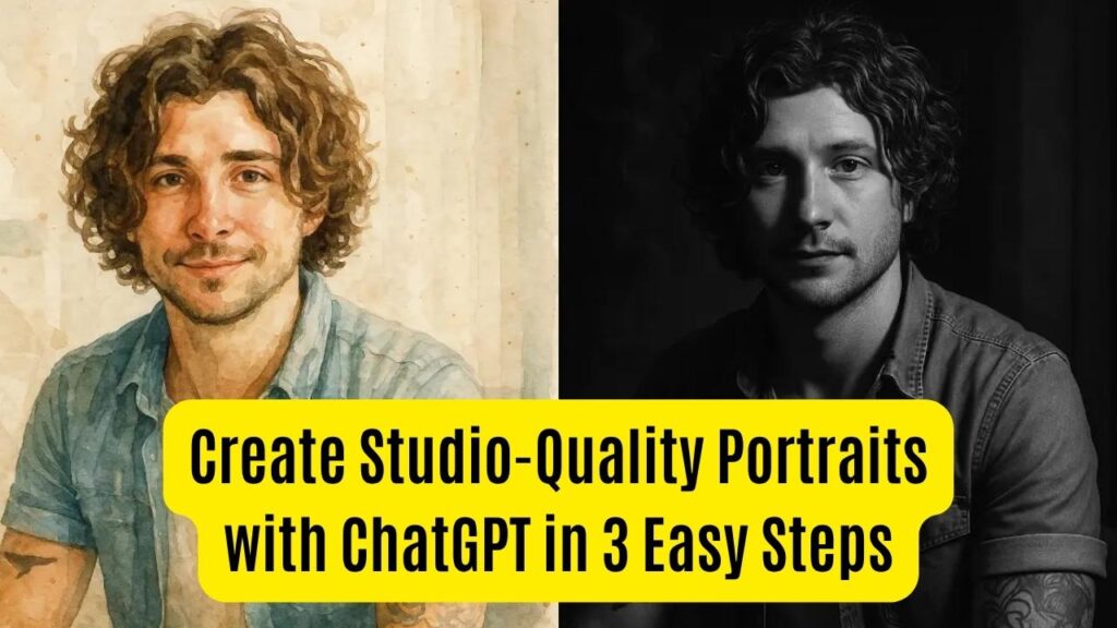 Create Studio-Quality Portrait Photos with ChatGPT in Just 3 Easy Steps 1 Create Studio-Quality Portrait Photos with ChatGPT in Just 3 Easy Steps
