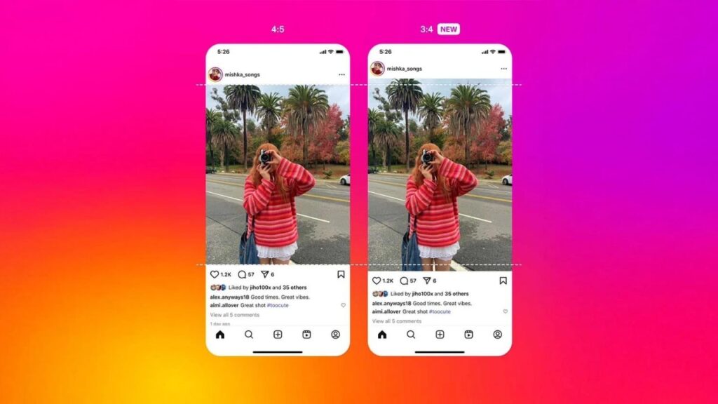 Instagram Now Supports 3:4 Aspect Ratio for Smartphone Photos — Check What This Means for Creators 2 Instagram Now Supports 3:4 Aspect Ratio for Smartphone Photos
