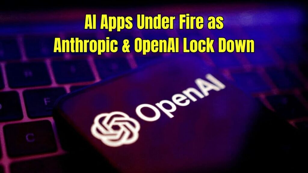 Popular AI Apps Face Scrutiny as Anthropic and Open AI Tighten Security Measures 1 Popular AI Apps Face Scrutiny as Anthropic and Open AI Tighten Security Measures