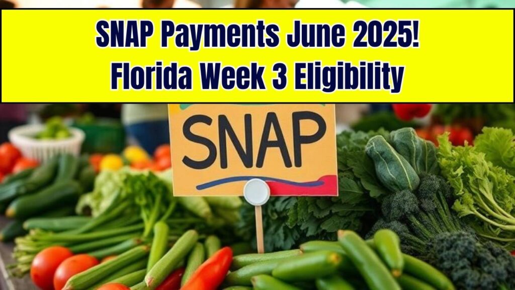 SNAP Florida June 2025: Who Gets Paid in Third Week? Check Eligibility 1 SNAP Florida June 2025: Who Gets Paid in Third Week? Check Eligibility