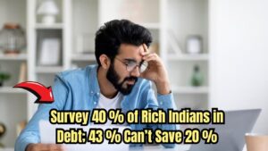 Shocking Survey Reveals 40% of India’s Rich Are in Debt, 43% Struggle to Save 20% of Income