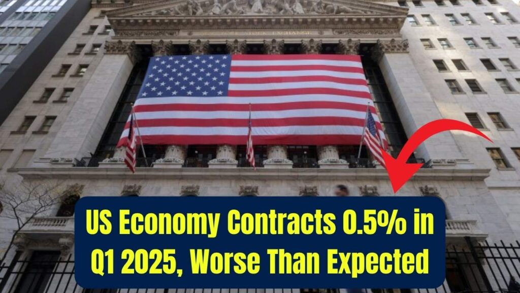 US Economy Shrinks by 0.5 Percent in Q1 2025, Worse Than Earlier Estimates 1 US Economy Shrinks by 0.5 Percent in Q1 2025, Worse Than Earlier Estimates