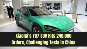 Xiaomi’s New YU7 Electric SUV Receives 240,000 Orders in 18 Hours, Posing a Serious Challenge to Tesla in China