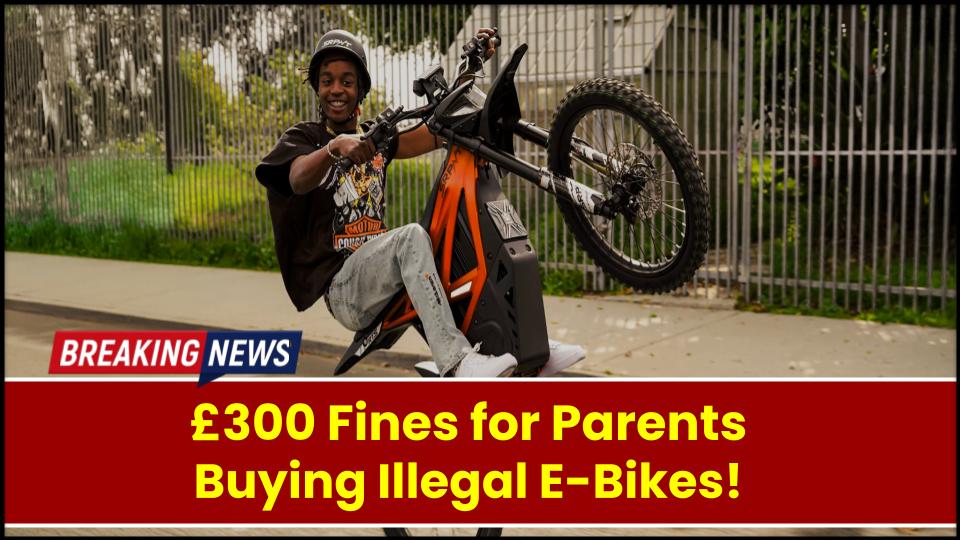 £300 Fines for Parents Buying Illegal E-Bikes – What You Must Know 1 Fines for Parents Buying Illegal E-Bikes