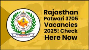 Rajasthan Patwari Notification 2025 Out